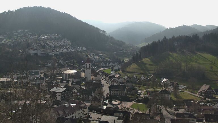 Dieses Bild zeigt eine Webcam-Aufnahme von Ottenhöfen, aufgenommen am Sonntag, den 08.03.2026 um 11:00 Uhr