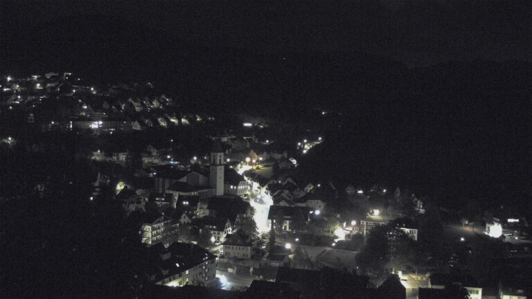 Dieses Bild zeigt eine Webcam-Aufnahme von Ottenhöfen, aufgenommen am Mittwoch, den 07.10.2026 um 23:30 Uhr