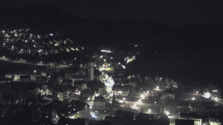 Dieses Bild zeigt eine Webcam-Aufnahme von Ottenhöfen, aufgenommen am Samstag, den 27.12.2025 um 02:00 Uhr