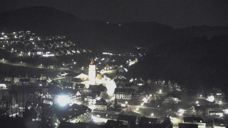 Dieses Bild zeigt eine Webcam-Aufnahme von Ottenhöfen, aufgenommen am Freitag, den 06.03.2026 um 19:40 Uhr