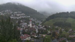 Dieses Bild zeigt eine Webcam-Aufnahme von Ottenhöfen, aufgenommen am Samstag, den 17.10.2026 um 09:10 Uhr
