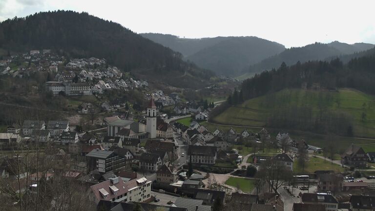 Dieses Bild zeigt eine Webcam-Aufnahme von Ottenhöfen, aufgenommen am Dienstag, den 10.03.2026 um 12:40 Uhr