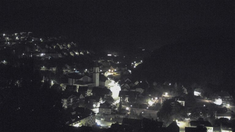 Dieses Bild zeigt eine Webcam-Aufnahme von Ottenhöfen, aufgenommen am Montag, den 17.08.2026 um 03:00 Uhr