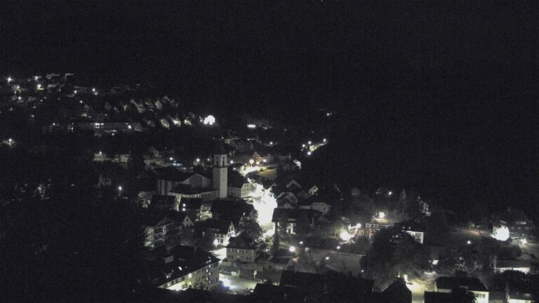 Dieses Bild zeigt eine Webcam-Aufnahme von Ottenhöfen, aufgenommen am Samstag, den 22.08.2026 um 01:30 Uhr