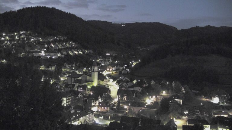 Dieses Bild zeigt eine Webcam-Aufnahme von Ottenhöfen, aufgenommen am Montag, den 28.09.2026 um 06:30 Uhr