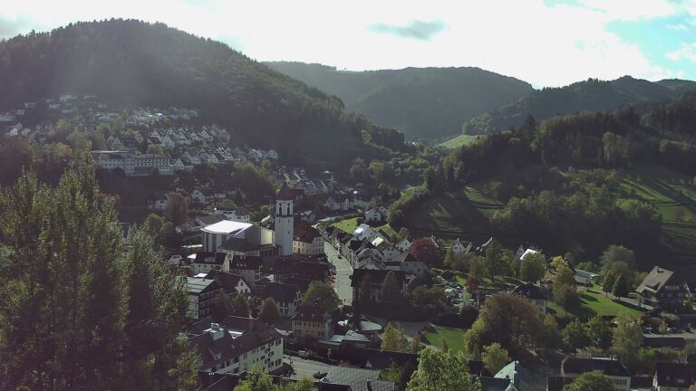 Dieses Bild zeigt eine Webcam-Aufnahme von Ottenhöfen, aufgenommen am Donnerstag, den 22.10.2026 um 11:10 Uhr