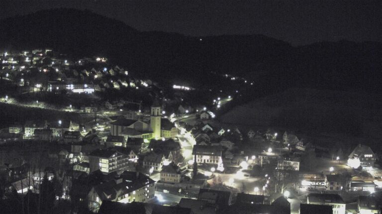 Dieses Bild zeigt eine Webcam-Aufnahme von Ottenhöfen, aufgenommen am Donnerstag, den 01.01.2026 um 06:30 Uhr