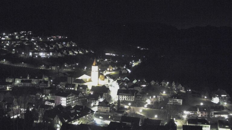 Dieses Bild zeigt eine Webcam-Aufnahme von Ottenhöfen, aufgenommen am Sonntag, den 22.02.2026 um 20:40 Uhr