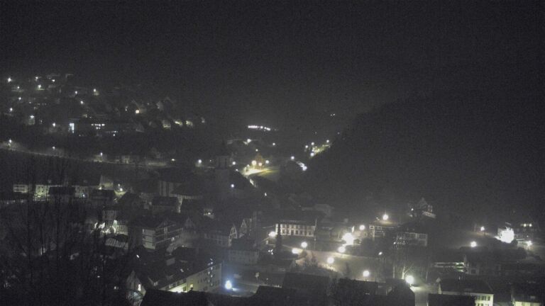 Dieses Bild zeigt eine Webcam-Aufnahme von Ottenhöfen, aufgenommen am Montag, den 26.01.2026 um 01:30 Uhr