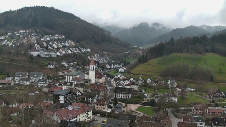 Dieses Bild zeigt eine Webcam-Aufnahme von Ottenhöfen, aufgenommen am Sonntag, den 15.03.2026 um 10:00 Uhr