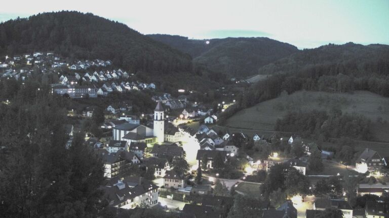 Dieses Bild zeigt eine Webcam-Aufnahme von Ottenhöfen, aufgenommen am Freitag, den 04.09.2026 um 06:10 Uhr