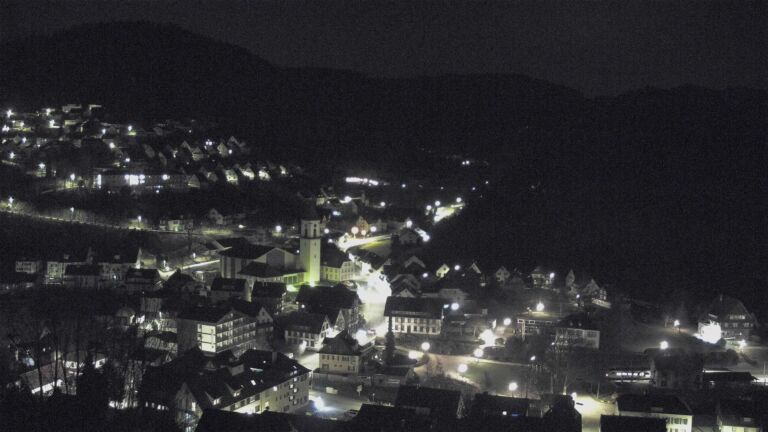 Dieses Bild zeigt eine Webcam-Aufnahme von Ottenhöfen, aufgenommen am Samstag, den 28.02.2026 um 05:50 Uhr