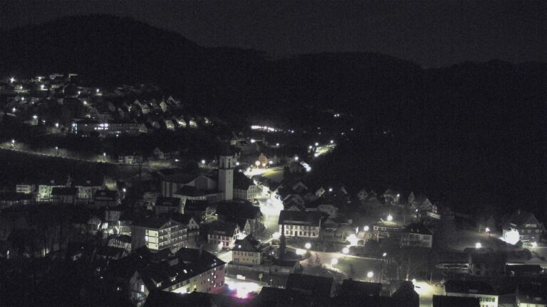 Dieses Bild zeigt eine Webcam-Aufnahme von Ottenhöfen, aufgenommen am Samstag, den 28.03.2026 um 04:00 Uhr