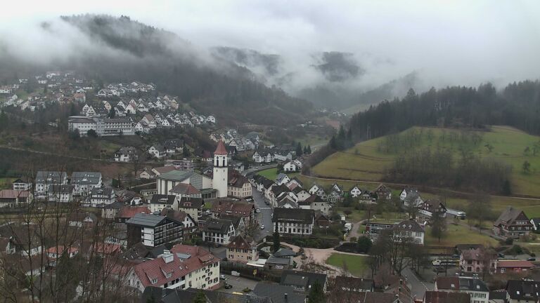 Dieses Bild zeigt eine Webcam-Aufnahme von Ottenhöfen, aufgenommen am Freitag, den 20.02.2026 um 10:40 Uhr