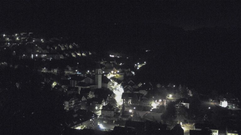 Dieses Bild zeigt eine Webcam-Aufnahme von Ottenhöfen, aufgenommen am Sonntag, den 18.10.2026 um 02:00 Uhr