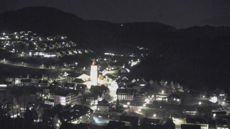 Dieses Bild zeigt eine Webcam-Aufnahme von Ottenhöfen, aufgenommen am Dienstag, den 17.03.2026 um 19:40 Uhr