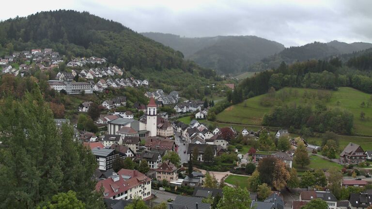Dieses Bild zeigt eine Webcam-Aufnahme von Ottenhöfen, aufgenommen am Mittwoch, den 21.10.2026 um 16:20 Uhr