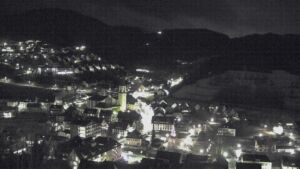 Dieses Bild zeigt eine Webcam-Aufnahme von Ottenhöfen, aufgenommen am Freitag, den 09.01.2026 um 06:50 Uhr