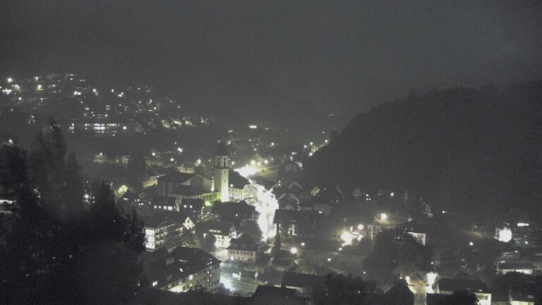 Dieses Bild zeigt eine Webcam-Aufnahme von Ottenhöfen, aufgenommen am Donnerstag, den 01.10.2026 um 19:50 Uhr