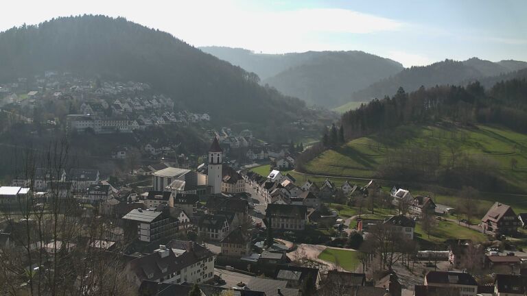 Dieses Bild zeigt eine Webcam-Aufnahme von Ottenhöfen, aufgenommen am Donnerstag, den 19.03.2026 um 09:50 Uhr