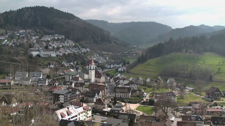 Dieses Bild zeigt eine Webcam-Aufnahme von Ottenhöfen, aufgenommen am Montag, den 23.03.2026 um 14:40 Uhr