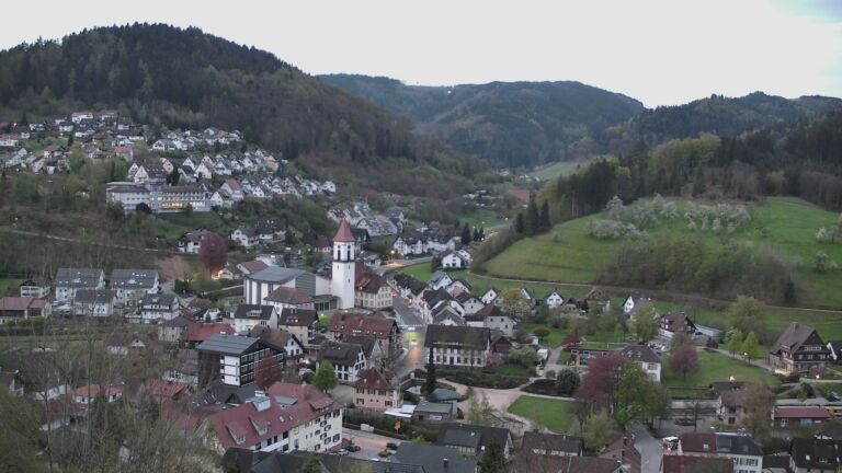 Dieses Bild zeigt eine Webcam-Aufnahme von Ottenhöfen, aufgenommen am Donnerstag, den 16.04.2026 um 06:20 Uhr