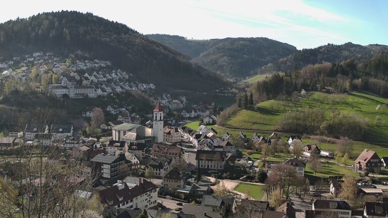 Dieses Bild zeigt eine Webcam-Aufnahme von Ottenhöfen, aufgenommen am Mittwoch, den 08.04.2026 um 09:40 Uhr