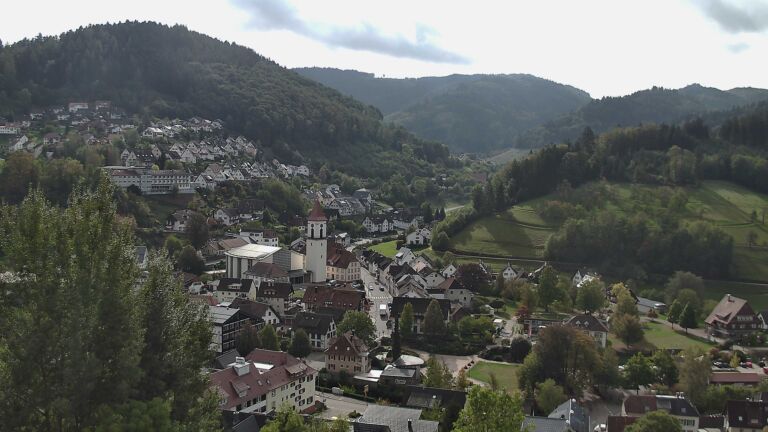Dieses Bild zeigt eine Webcam-Aufnahme von Ottenhöfen, aufgenommen am Freitag, den 09.10.2026 um 11:40 Uhr