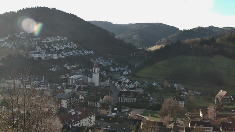 Dieses Bild zeigt eine Webcam-Aufnahme von Ottenhöfen, aufgenommen am Donnerstag, den 26.02.2026 um 08:40 Uhr