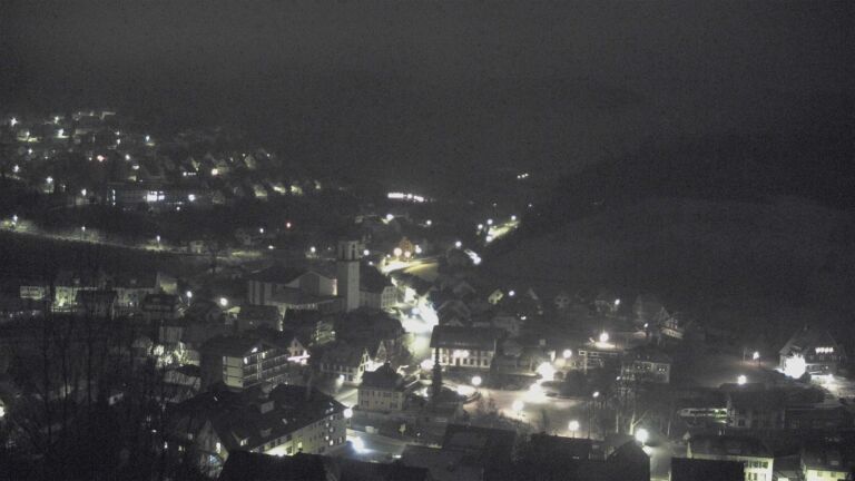 Dieses Bild zeigt eine Webcam-Aufnahme von Ottenhöfen, aufgenommen am Dienstag, den 30.12.2025 um 01:30 Uhr