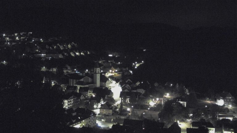 Dieses Bild zeigt eine Webcam-Aufnahme von Ottenhöfen, aufgenommen am Mittwoch, den 19.08.2026 um 04:30 Uhr