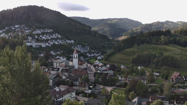 Dieses Bild zeigt eine Webcam-Aufnahme von Ottenhöfen, aufgenommen am Montag, den 14.09.2026 um 09:40 Uhr