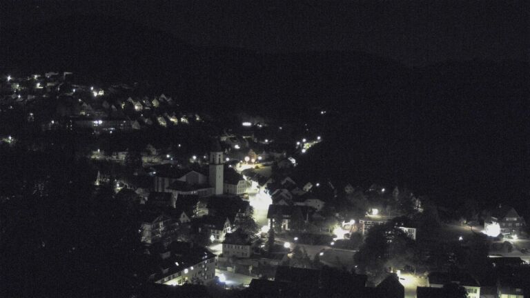 Dieses Bild zeigt eine Webcam-Aufnahme von Ottenhöfen, aufgenommen am Mittwoch, den 23.09.2026 um 03:30 Uhr