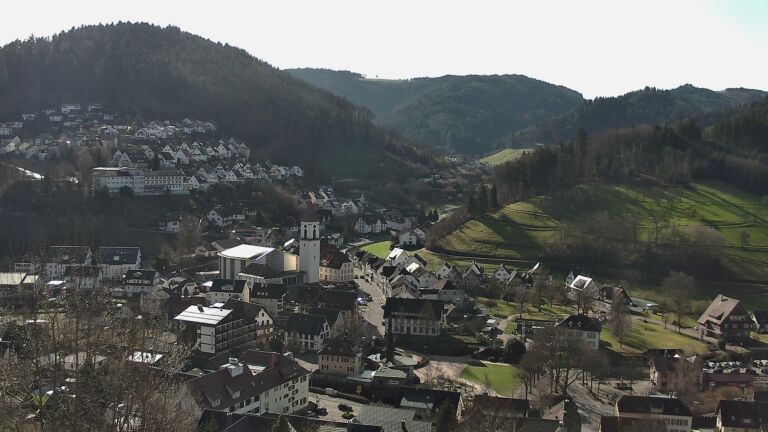 Dieses Bild zeigt eine Webcam-Aufnahme von Ottenhöfen, aufgenommen am Freitag, den 27.02.2026 um 10:20 Uhr