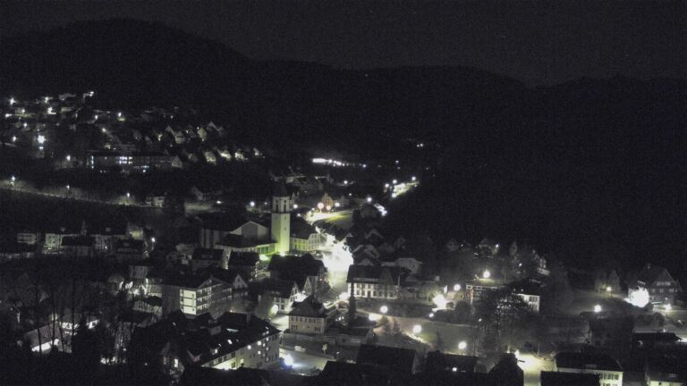 Dieses Bild zeigt eine Webcam-Aufnahme von Ottenhöfen, aufgenommen am Freitag, den 17.04.2026 um 05:00 Uhr