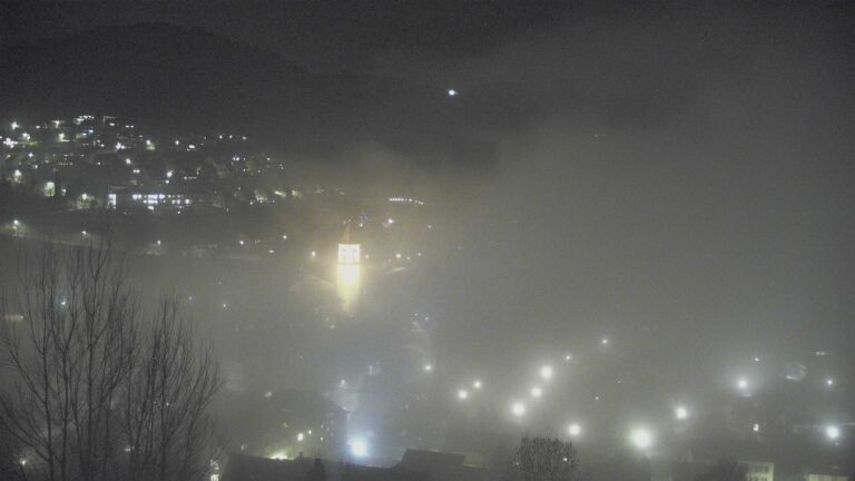 Dieses Bild zeigt eine Webcam-Aufnahme von Ottenhöfen, aufgenommen am Mittwoch, den 04.02.2026 um 19:50 Uhr