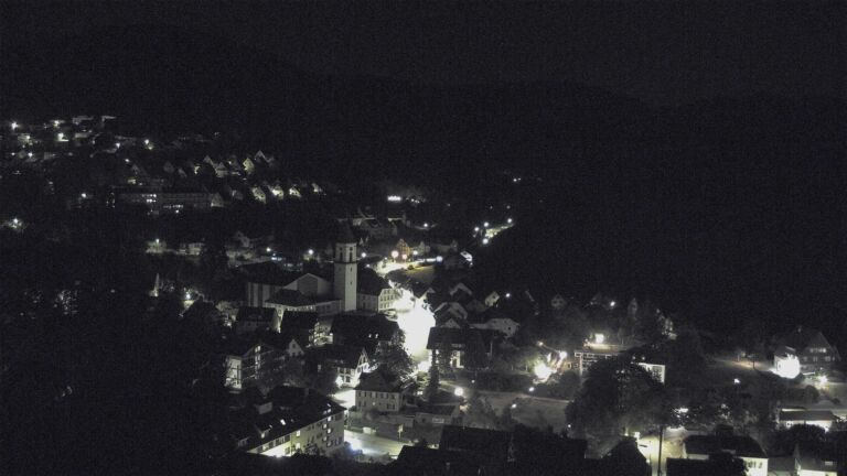Dieses Bild zeigt eine Webcam-Aufnahme von Ottenhöfen, aufgenommen am Dienstag, den 11.08.2026 um 03:30 Uhr