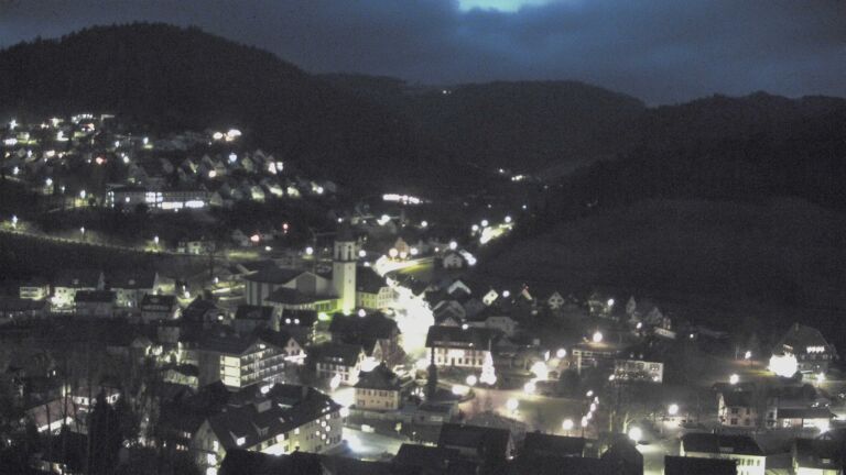 Dieses Bild zeigt eine Webcam-Aufnahme von Ottenhöfen, aufgenommen am Donnerstag, den 25.12.2025 um 07:20 Uhr