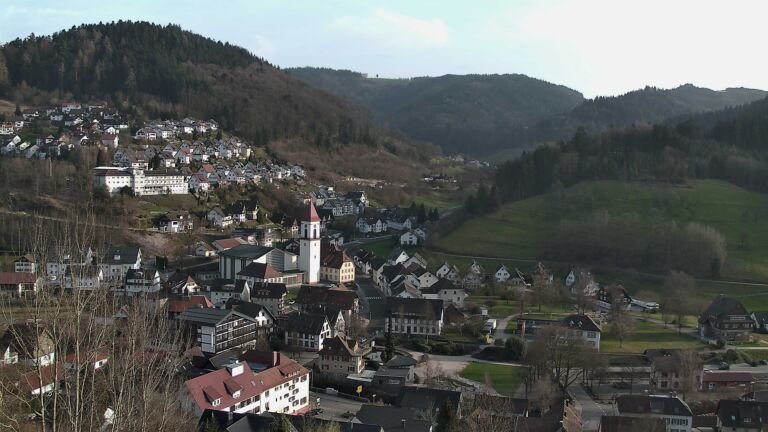 Dieses Bild zeigt eine Webcam-Aufnahme von Ottenhöfen, aufgenommen am Montag, den 09.03.2026 um 16:50 Uhr