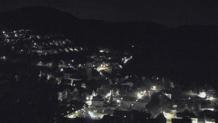 Dieses Bild zeigt eine Webcam-Aufnahme von Ottenhöfen, aufgenommen am Donnerstag, den 10.09.2026 um 00:30 Uhr