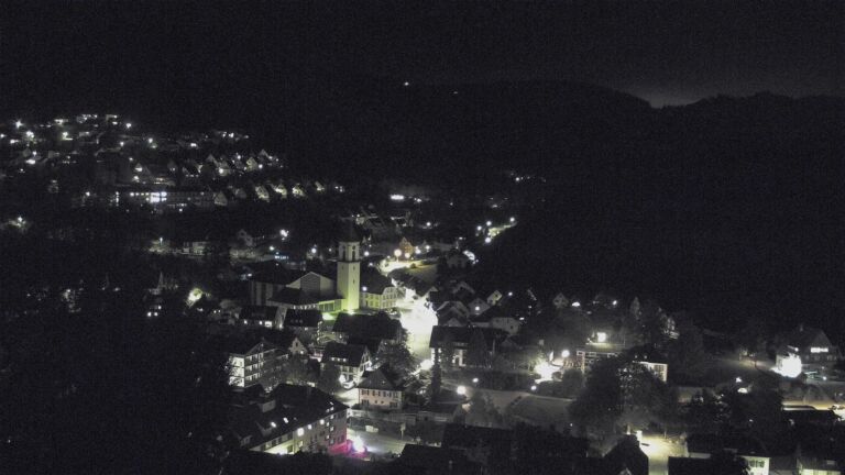 Dieses Bild zeigt eine Webcam-Aufnahme von Ottenhöfen, aufgenommen am Freitag, den 09.10.2026 um 22:30 Uhr