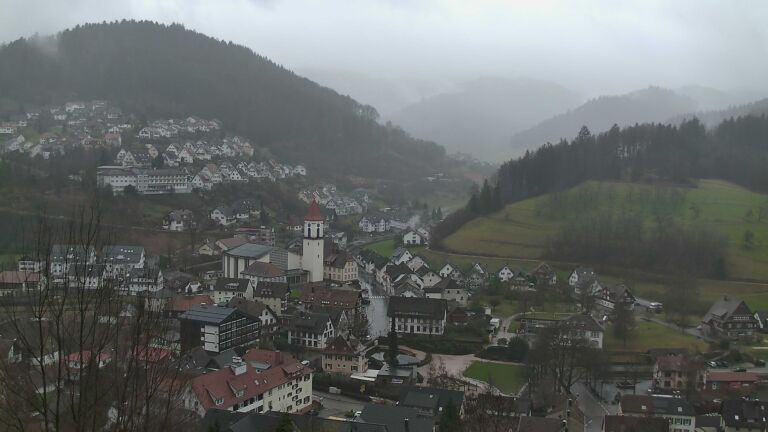 Dieses Bild zeigt eine Webcam-Aufnahme von Ottenhöfen, aufgenommen am Dienstag, den 24.02.2026 um 09:30 Uhr