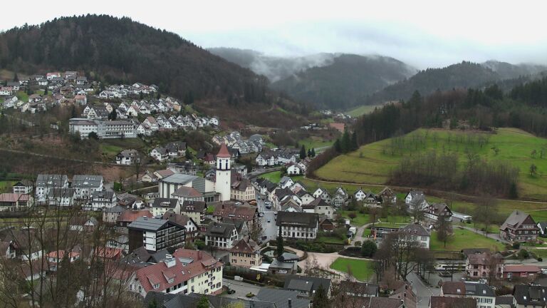 Dieses Bild zeigt eine Webcam-Aufnahme von Ottenhöfen, aufgenommen am Samstag, den 14.03.2026 um 11:00 Uhr