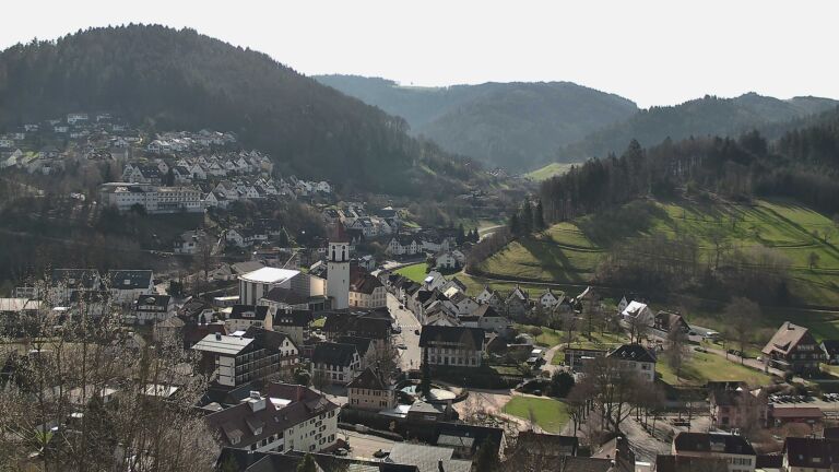 Dieses Bild zeigt eine Webcam-Aufnahme von Ottenhöfen, aufgenommen am Dienstag, den 03.03.2026 um 10:50 Uhr