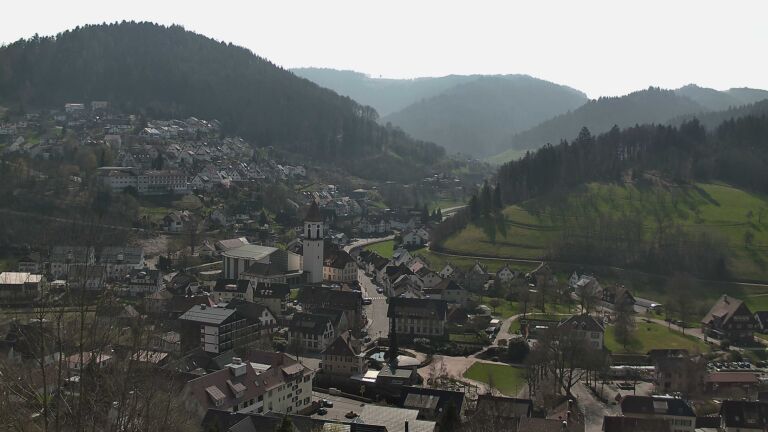 Dieses Bild zeigt eine Webcam-Aufnahme von Ottenhöfen, aufgenommen am Sonntag, den 22.03.2026 um 11:40 Uhr