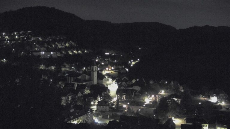 Dieses Bild zeigt eine Webcam-Aufnahme von Ottenhöfen, aufgenommen am Donnerstag, den 24.09.2026 um 02:30 Uhr