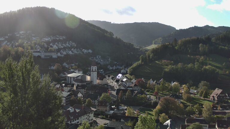Dieses Bild zeigt eine Webcam-Aufnahme von Ottenhöfen, aufgenommen am Donnerstag, den 22.10.2026 um 10:20 Uhr