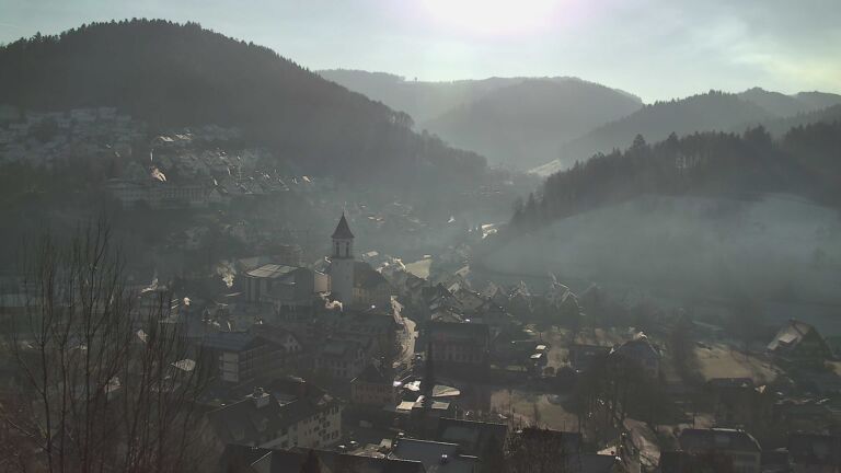 Dieses Bild zeigt eine Webcam-Aufnahme von Ottenhöfen, aufgenommen am Montag, den 29.12.2025 um 11:30 Uhr