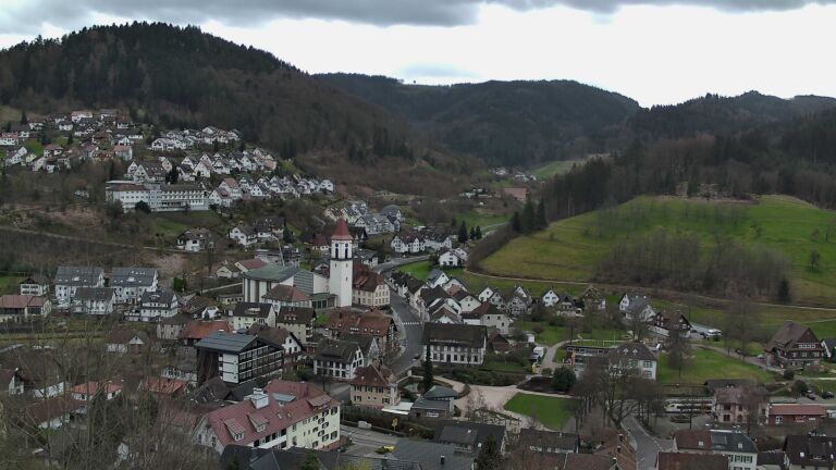 Dieses Bild zeigt eine Webcam-Aufnahme von Ottenhöfen, aufgenommen am Montag, den 16.03.2026 um 14:40 Uhr