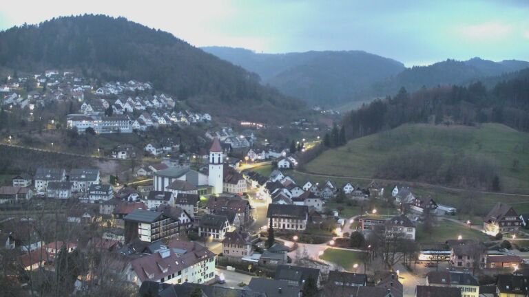 Dieses Bild zeigt eine Webcam-Aufnahme von Ottenhöfen, aufgenommen am Sonntag, den 22.03.2026 um 06:00 Uhr